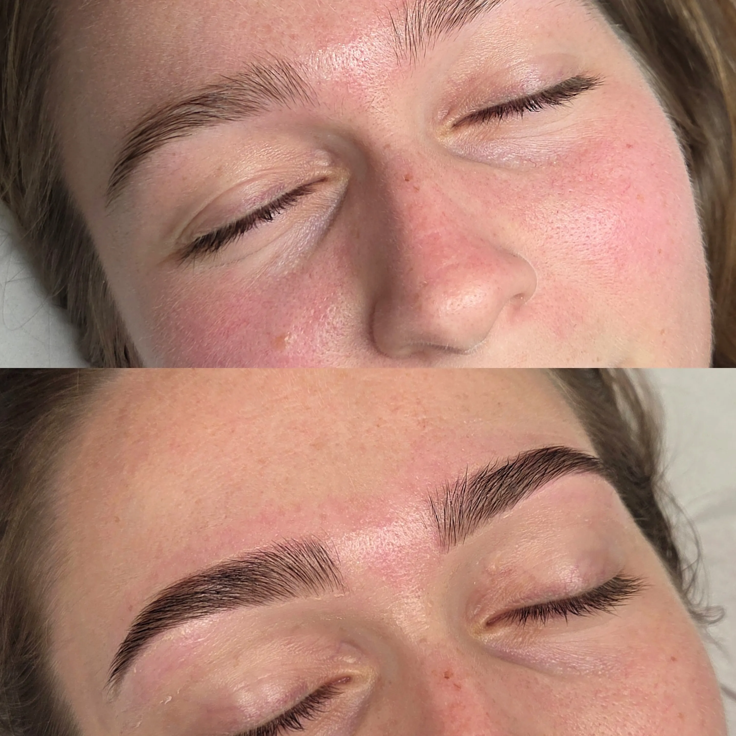 Defined, sculpted brows after a Signature Brow Sculpt